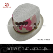 cheap straw fedora hats for promotion